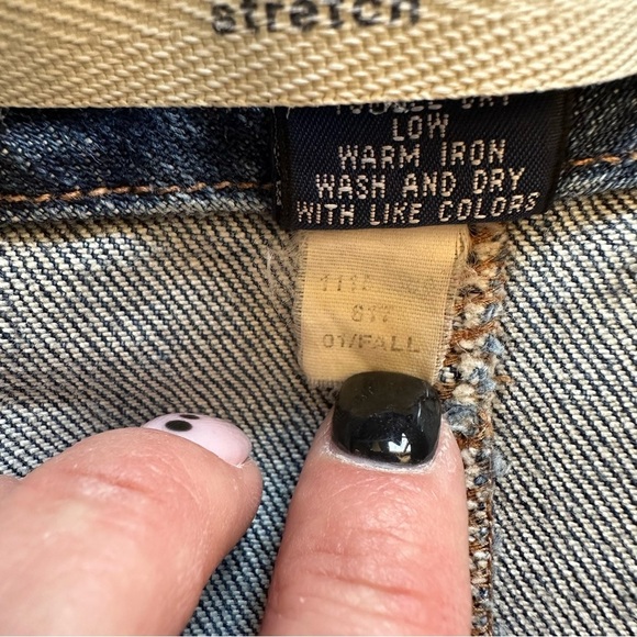 Gap | Y2K Vintage Jean Maxi Skirt Size 10 - Picture 6 of 7